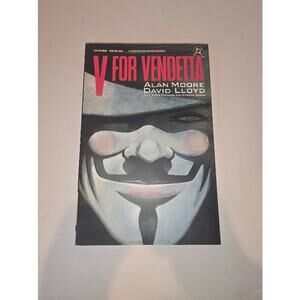 V For Vendetta 1st Print TPB Graphic Novel #1 DC Comics 1988-89 Alan Moore Key